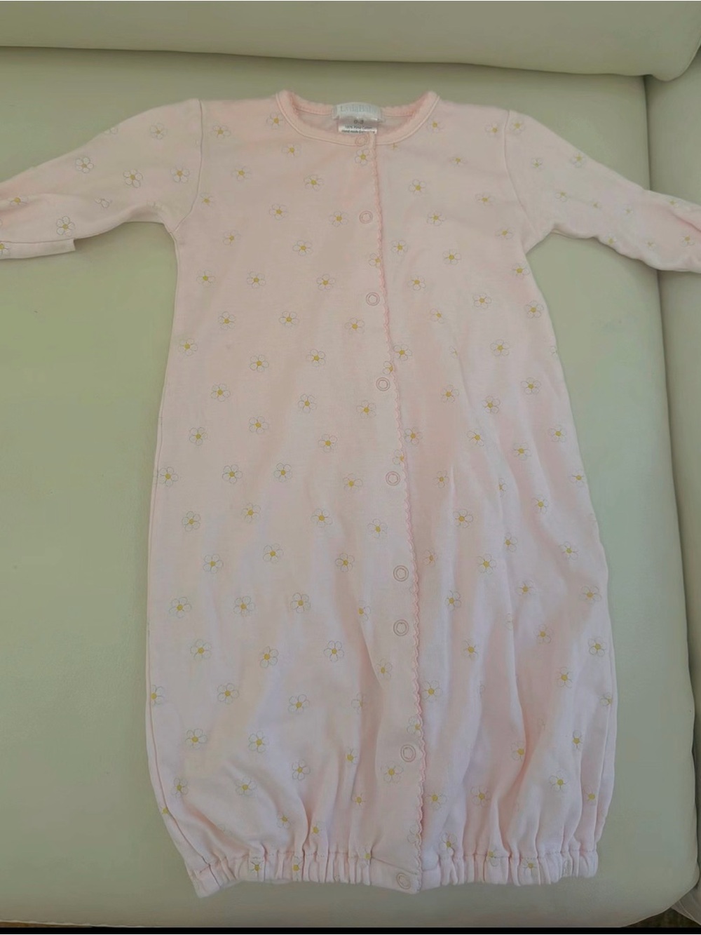 LydaBaby Pink Daisy Baby Onesie